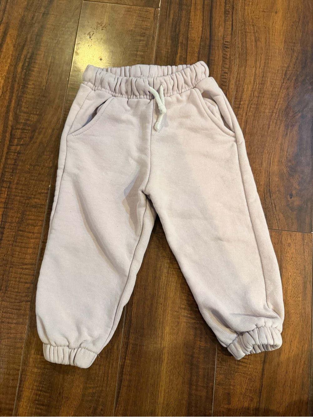 Zara Baby Light Pink Elastic Waist Joggers
